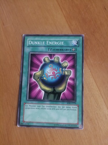 Carta yugioh energia oscura - yugioh, da